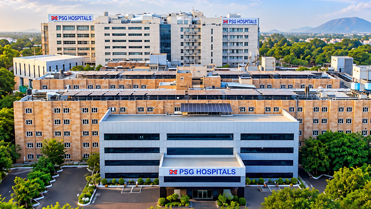 PSG Hospital near Royal Legacy Coimbatore